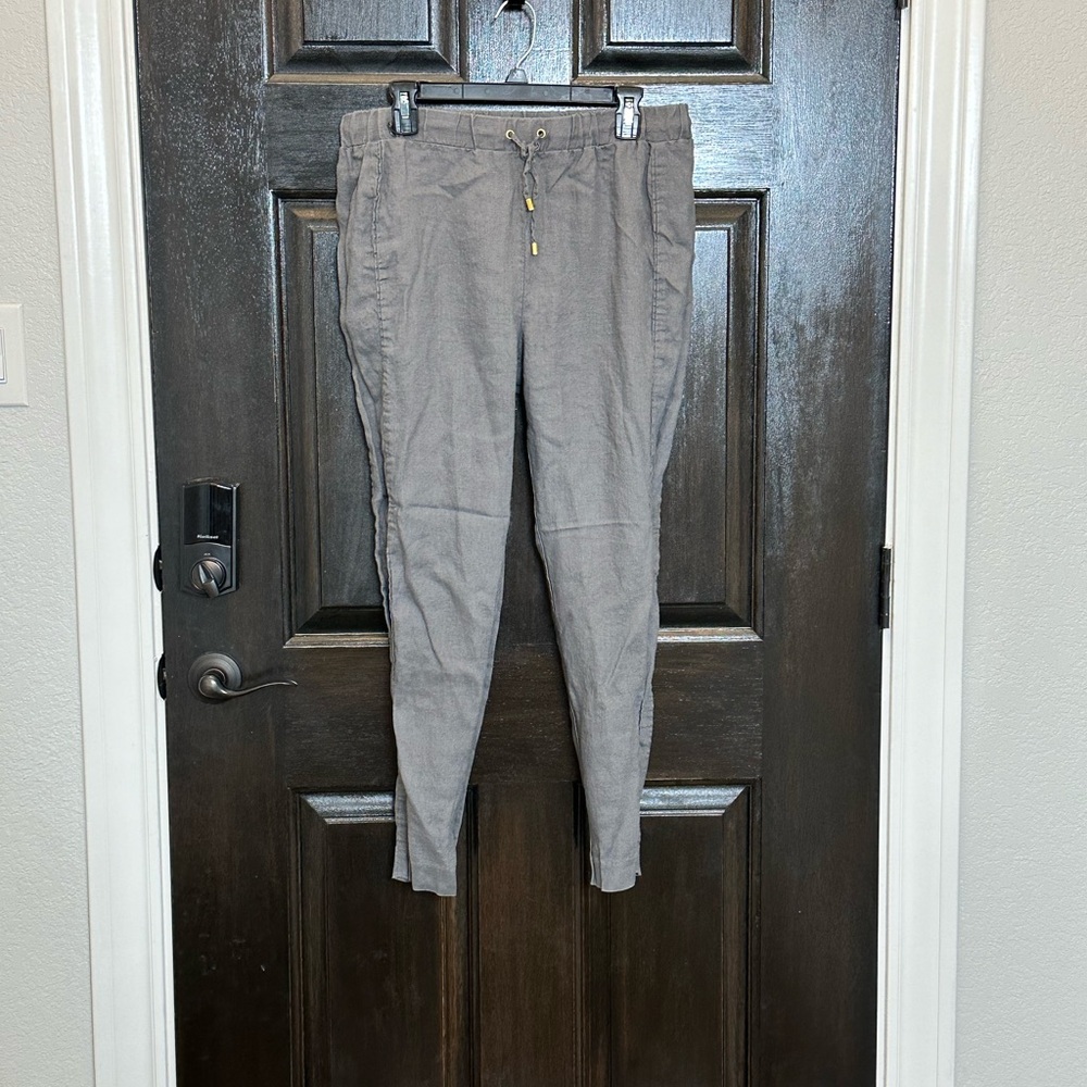 Ellen Tracy Linen Pants Medium